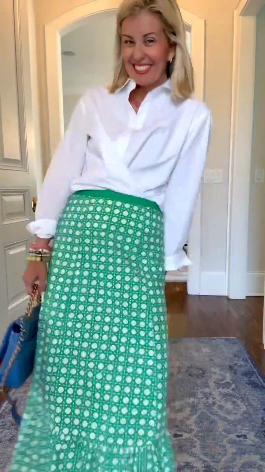 You know we mix and match around here! The Garland Bags apparel line is the show stopper, but all the other pieces sure make the pieces pop, right?
Gucci sandals - 38.5 ( size up 1/2)
All other shoes - 8 tts
Colettes - 26P
Galway Jeans - 26P
Blouse & Tee - xs
*Use code ￼ Catherine20 at Allie + Bess 
*Use code CMLP15 at Lilla P
*Use code MIXANDMATCH at Colores Collectivee

#LTKOver40 #LTKdayinmylife #LTKmomlife