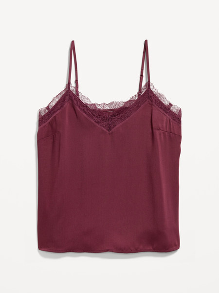 Lace-Trim Satin Cami Top | Old Navy | Old Navy (US)