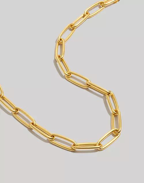 Large Paperclip Chain Necklace | Madewell
