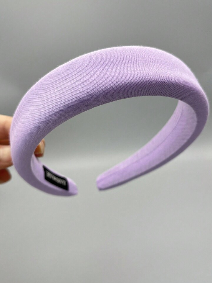 1 Piece, Headband For Women, 5.31-Inch, Sponge Twill Heightening, Hair Accessory Styling, Wide-Br... | SHEIN