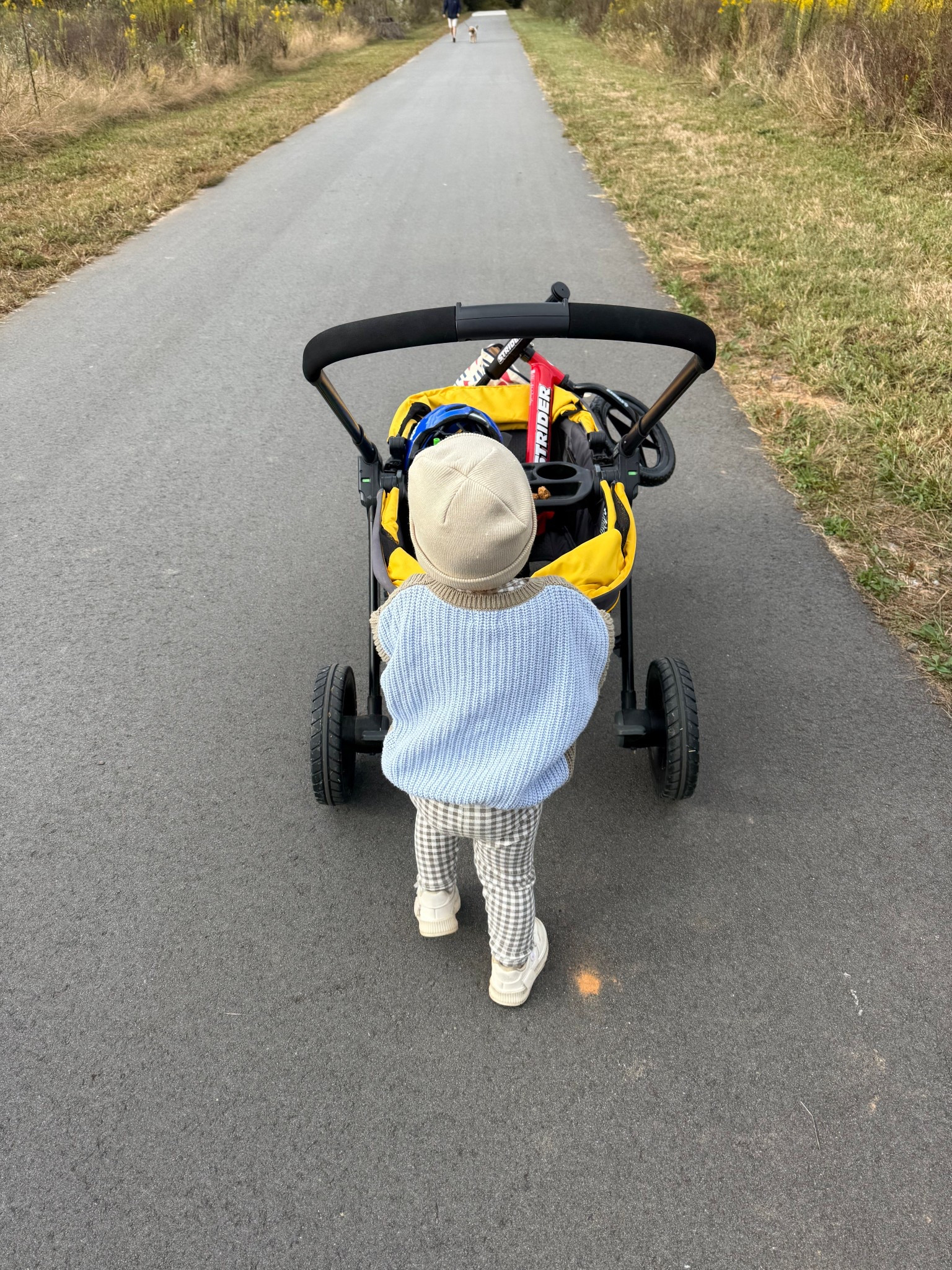 Always ready for a nature walk! Now that we’re moving and grooving, we always take our wagon so we can carry all our stuff, including our balance bike! 

#LTKActive #LTKKids #LTKSeasonal