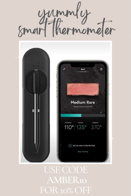 Gift Guide Ideas | Gift Ideas for him | Yummly Smart Thermometer would be a great gift for the person who loves to cook. Use code AMBER10 for 10% off.

#LTKGiftGuide #LTKsalealert #LTKunder100