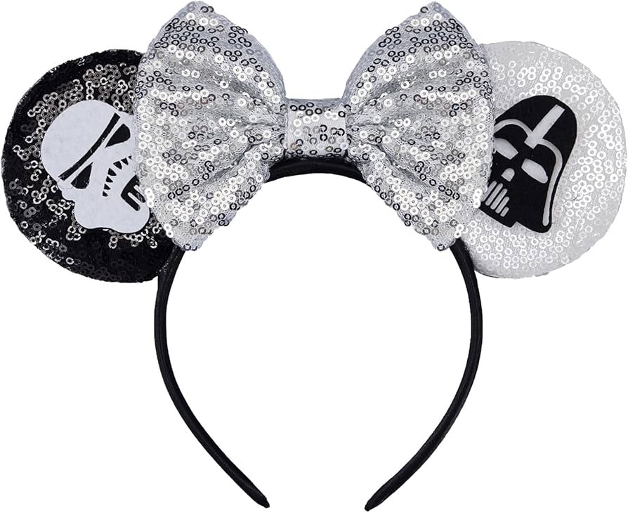 FANYITY Mouse Ears, Sequin Mouse Ears Headband for Boys Girls Women | Amazon (US)