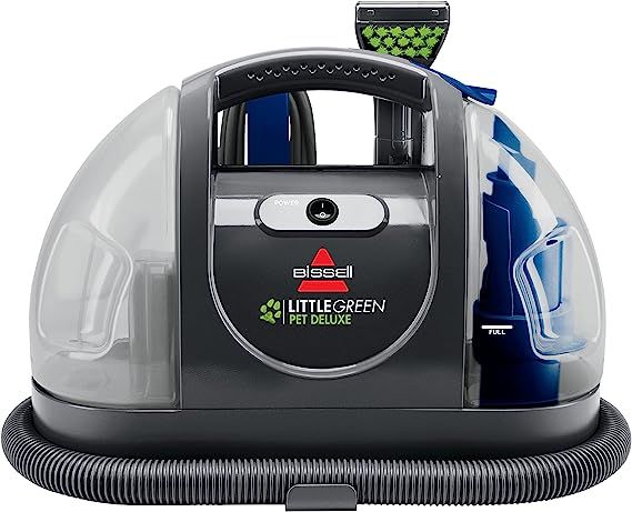 Bissell Little Green Pet Deluxe Portable Carpet Cleaner, 3353, Gray/Blue | Amazon (US)
