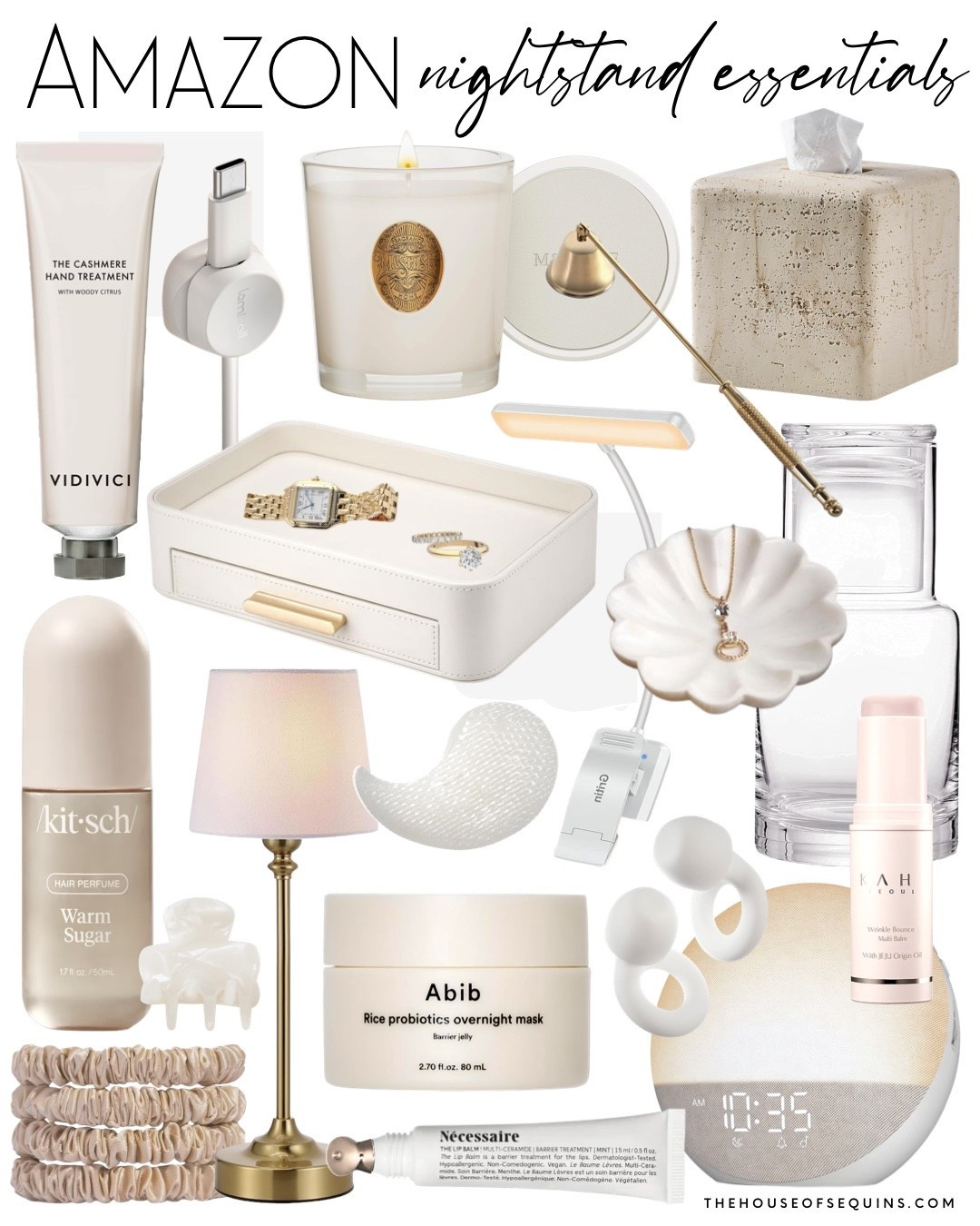 Shop Amazon home nightstand essentials! Back to routine, bedtime routine self care and wellness finds.

Follow my LTK @thehouseofsequins on the @shop.LTK app to view this post and get my exclusive app-only content!

#liketkit 
@shop.ltk
https://liketk.it/5P0ez

#LTKdayinmylife #LTKHome #LTKmorningroutine