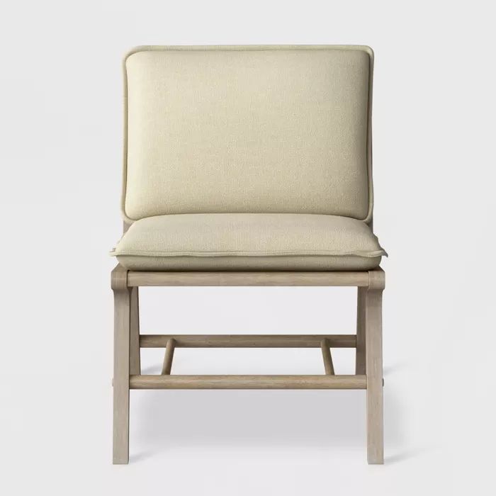 Lincoln Cane Chair with Upholstered Seat Natural - Ships Flat - Threshold&#8482; | Target