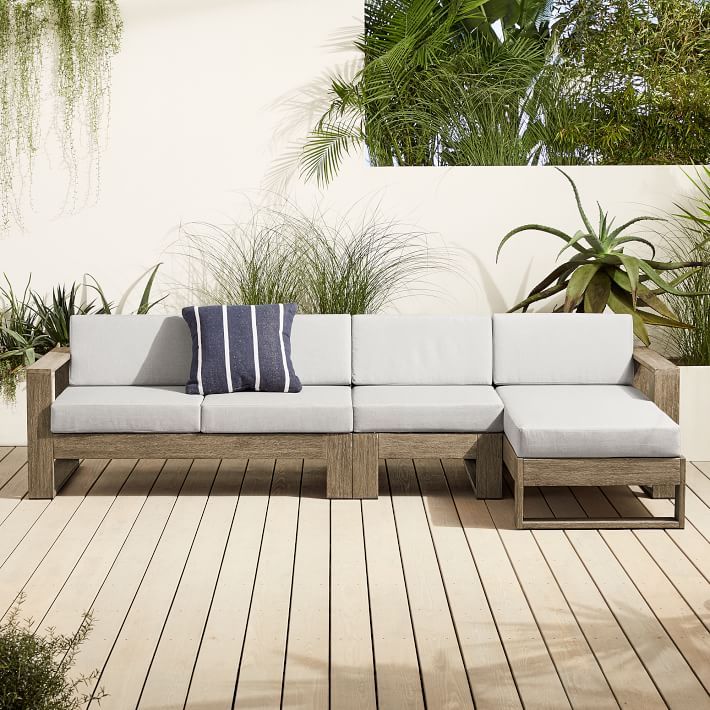 Build Your Own - Portside Outdoor Sectional | West Elm (US)