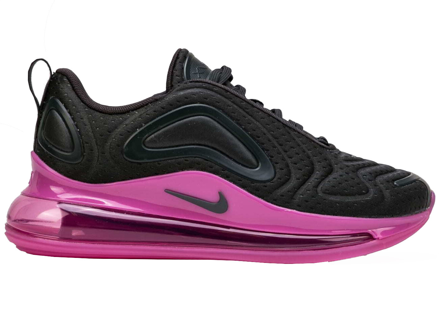 Nike Air Max 720 Black Pink Sneakers in Off Noir/Fuchsia | StockX