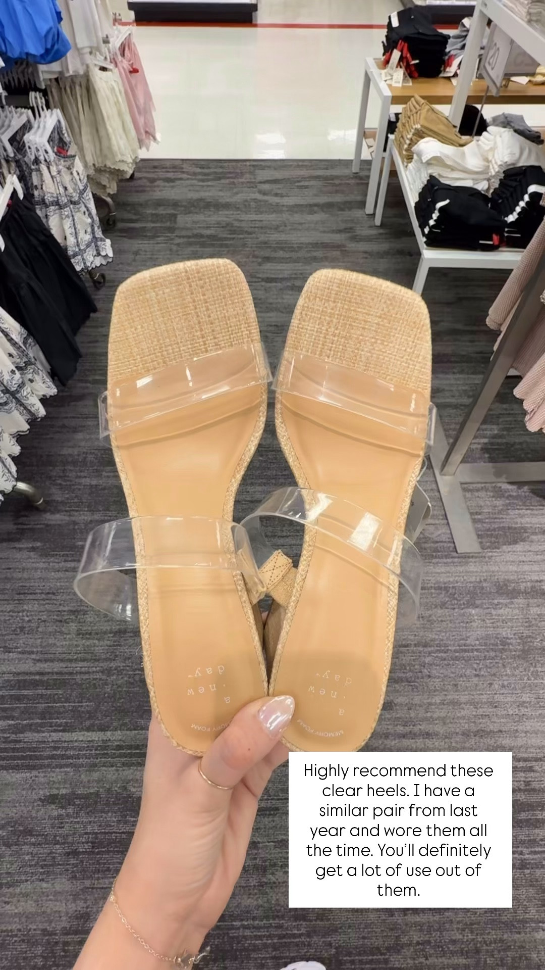 Hit recommend this clear heels 👏🏼🫶🏽

#LTKSaleAlert #LTKSpringSale #LTKSeasonal