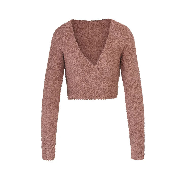 COZY KNIT WRAP TOP | SKIMS (US)