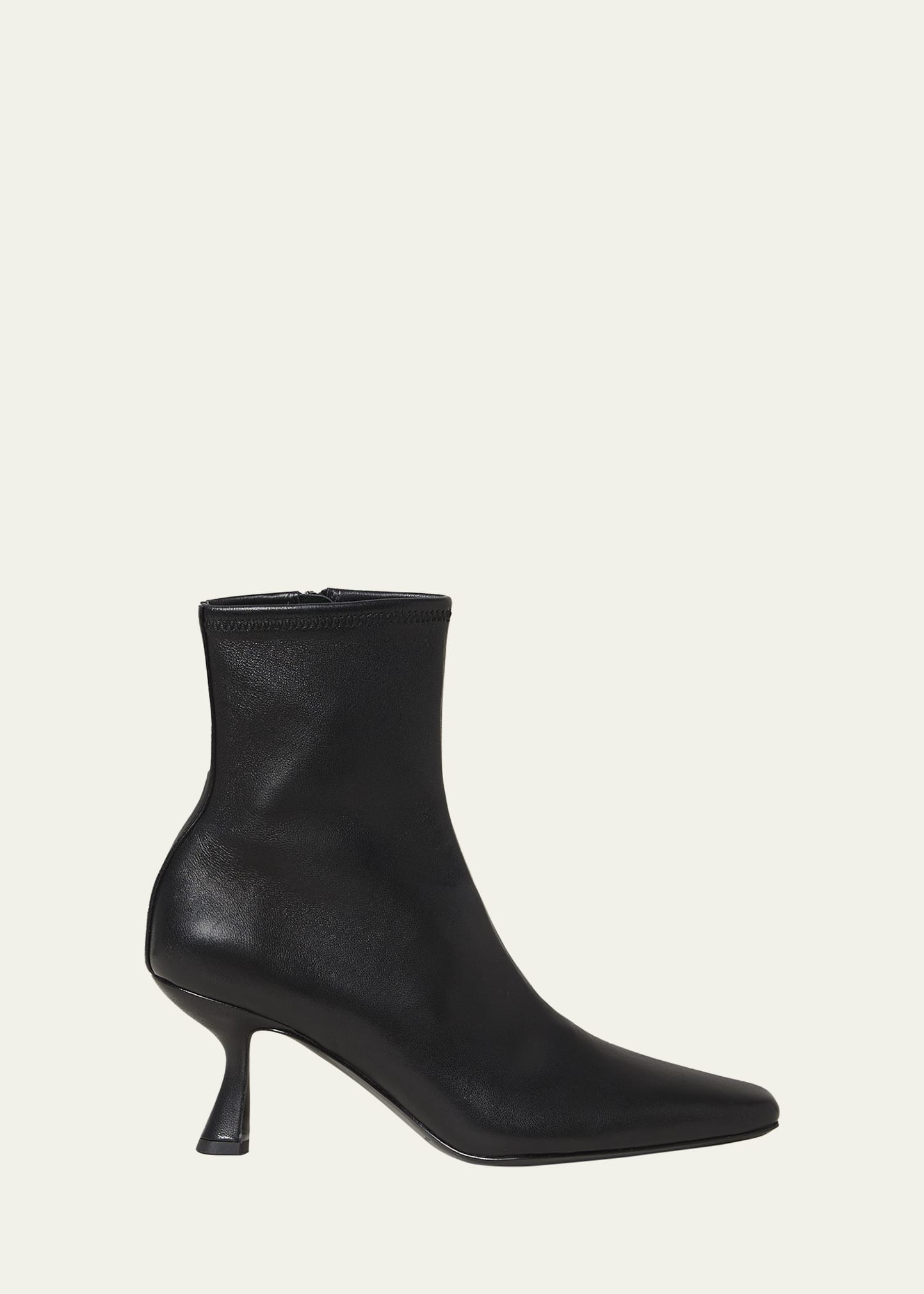Loeffler Randall Lambskin Kitten-Heel Booties | Bergdorf Goodman