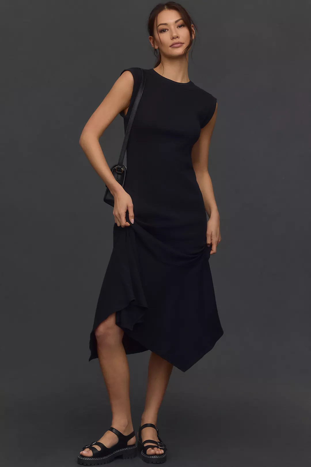 Daily Practice by Anthropologie Highline Short-Sleeve Maxi Dress | Anthropologie (US)