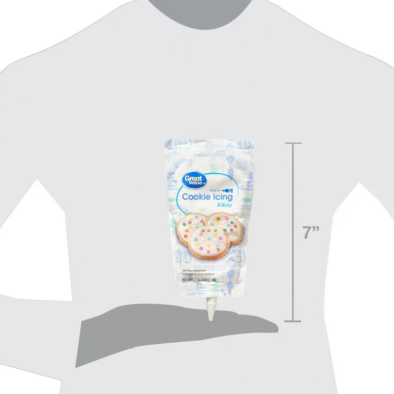 Great Value Vanilla Cookie Icing, White, 7 oz | Walmart (US)