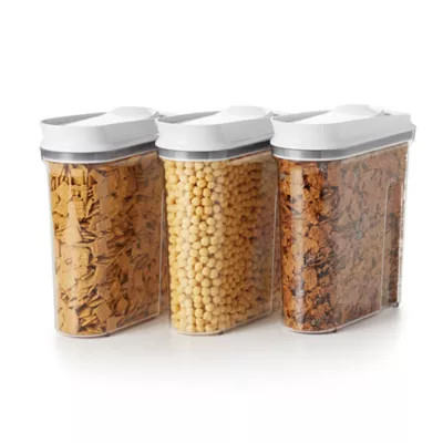 OXO Good Grips® Pop Cereal Dispensers (Set of 3) | Bed Bath & Beyond | Bed Bath & Beyond