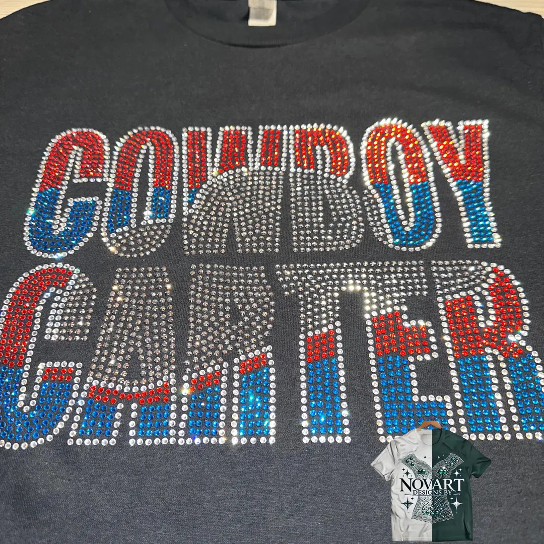 C. Carter Inspired - Black or White Rhinestone Bling T-shirt | Adult Unisex Sizes | Concert Tshir... | Etsy (US)
