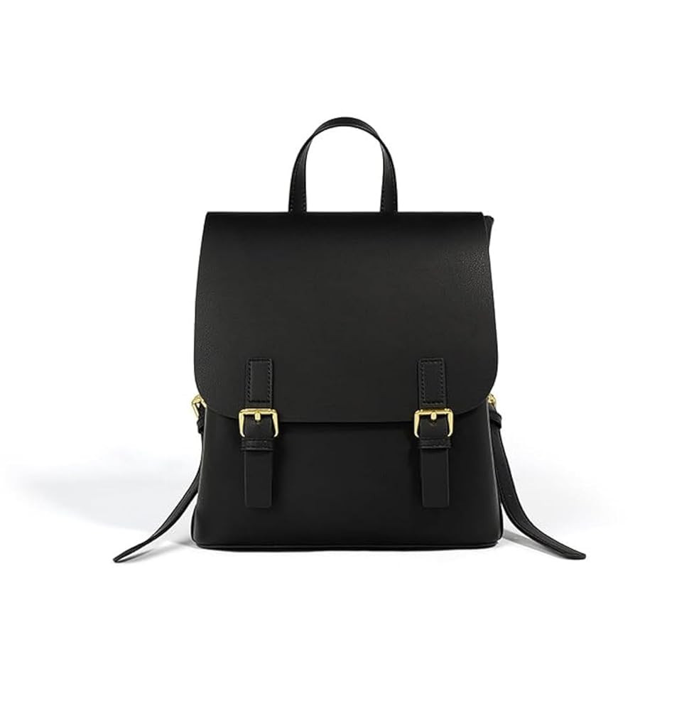 JIUFENG Mini Leather Backpack for Women, Ladies Small Backpack Purse,Sleek Handbag Travel Daypack... | Amazon (US)