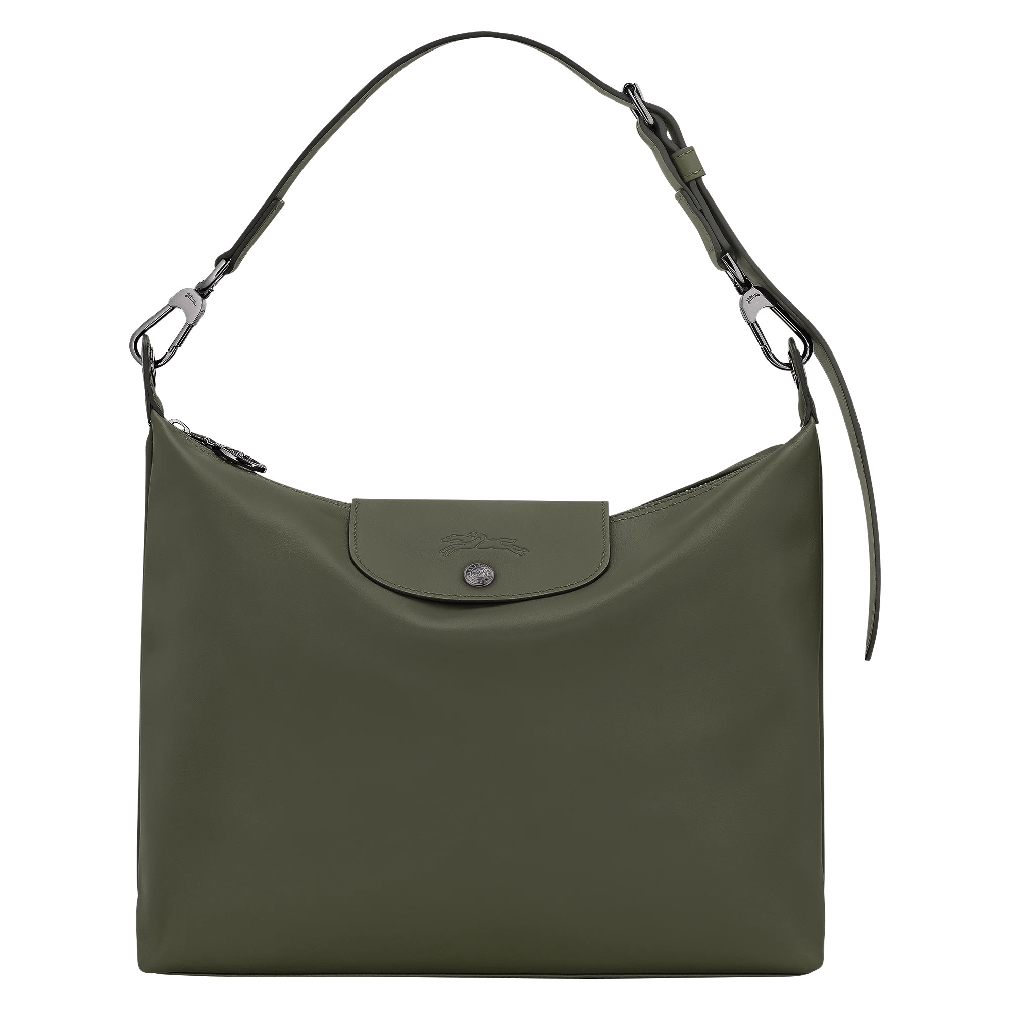 Le Pliage Xtra M Hobo bag Fir - Leather | Longchamp US | Longchamp
