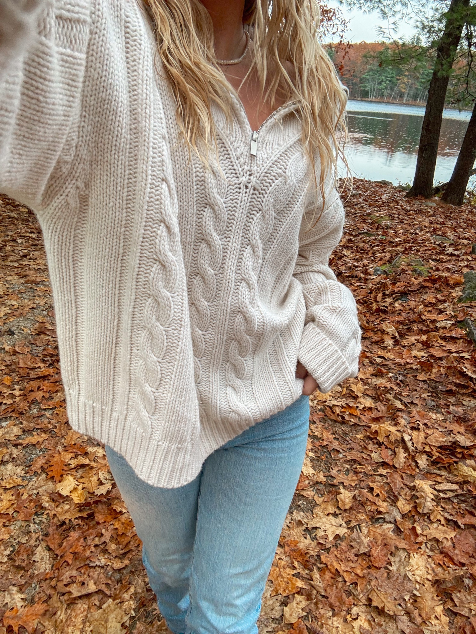 sweater quarter zip