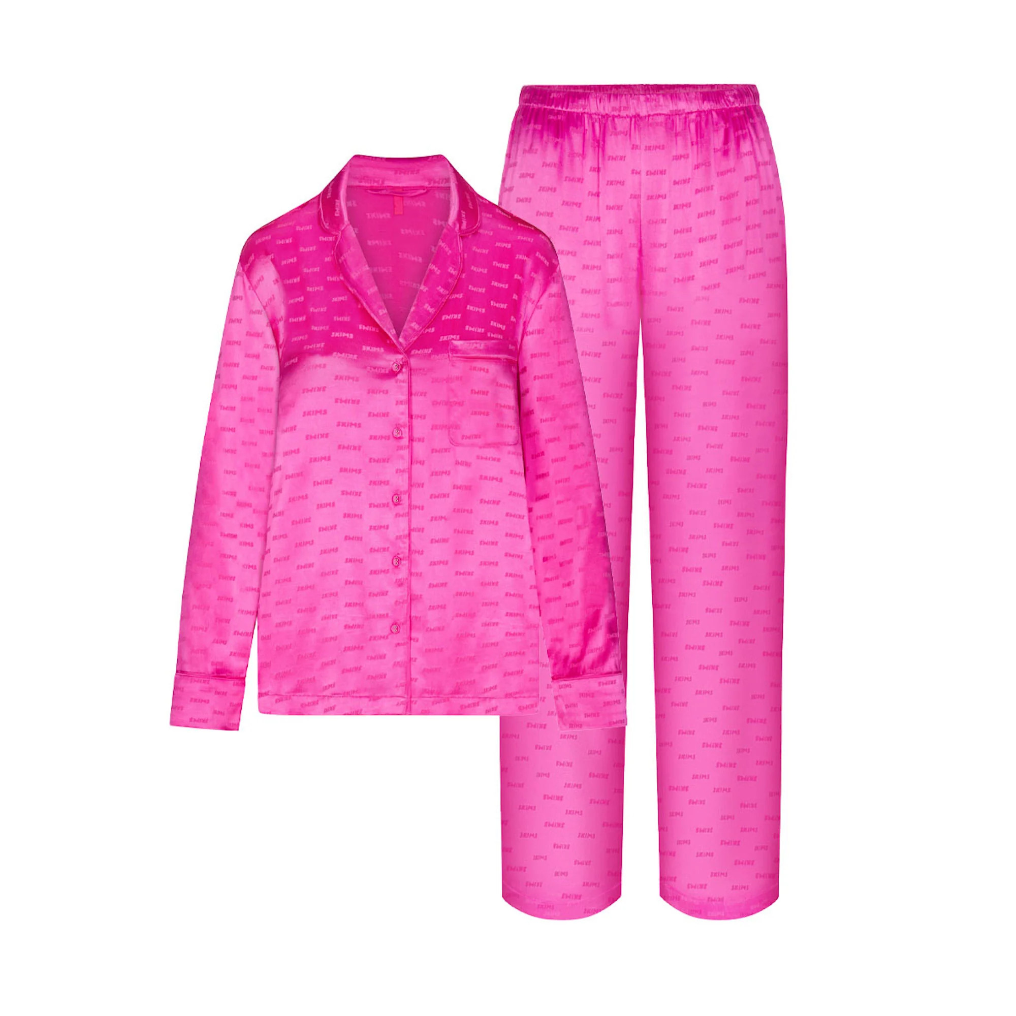 LONG SLEEVE BUTTON UP SLEEP SET | SKIMS (US)