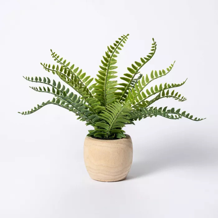 9" x 9" Artificial Fern Arrangement in Pot - Threshold™ | Target