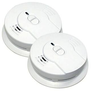 Kidde 10 Year Worry-Free Smoke Detector, Lithium Battery Powered, Fire Alarm, 2-Pack-21030134 - T... | The Home Depot