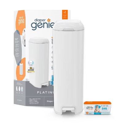 Diaper Genie Platinum Pail - White | Target