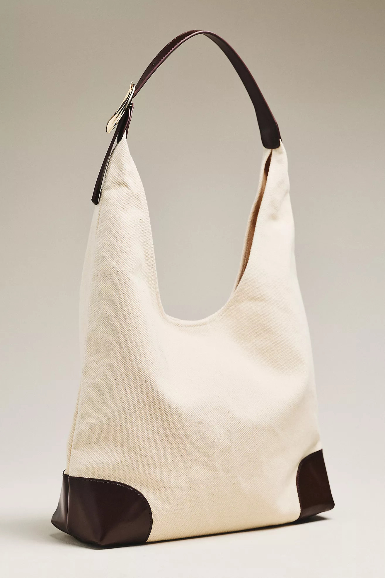 The Love Knot Slouchy Bag: Canvas Buckle Edition | Anthropologie (US)