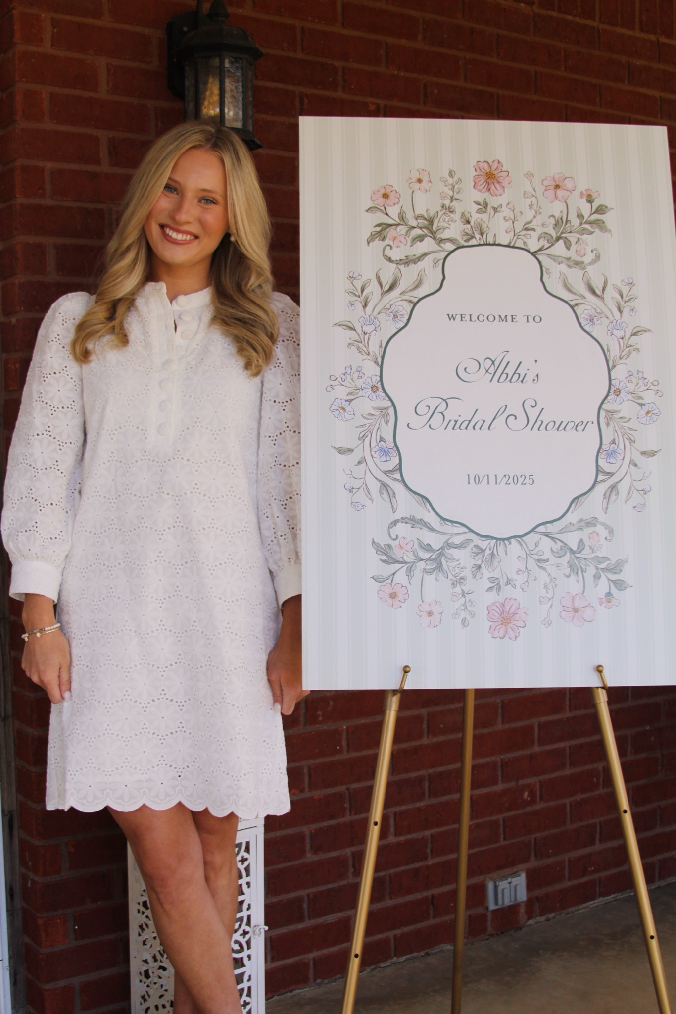 The perfect dress for a fall Bridal Shower! Love the eyelet details🤍

#LTKWedding #LTKBeauty