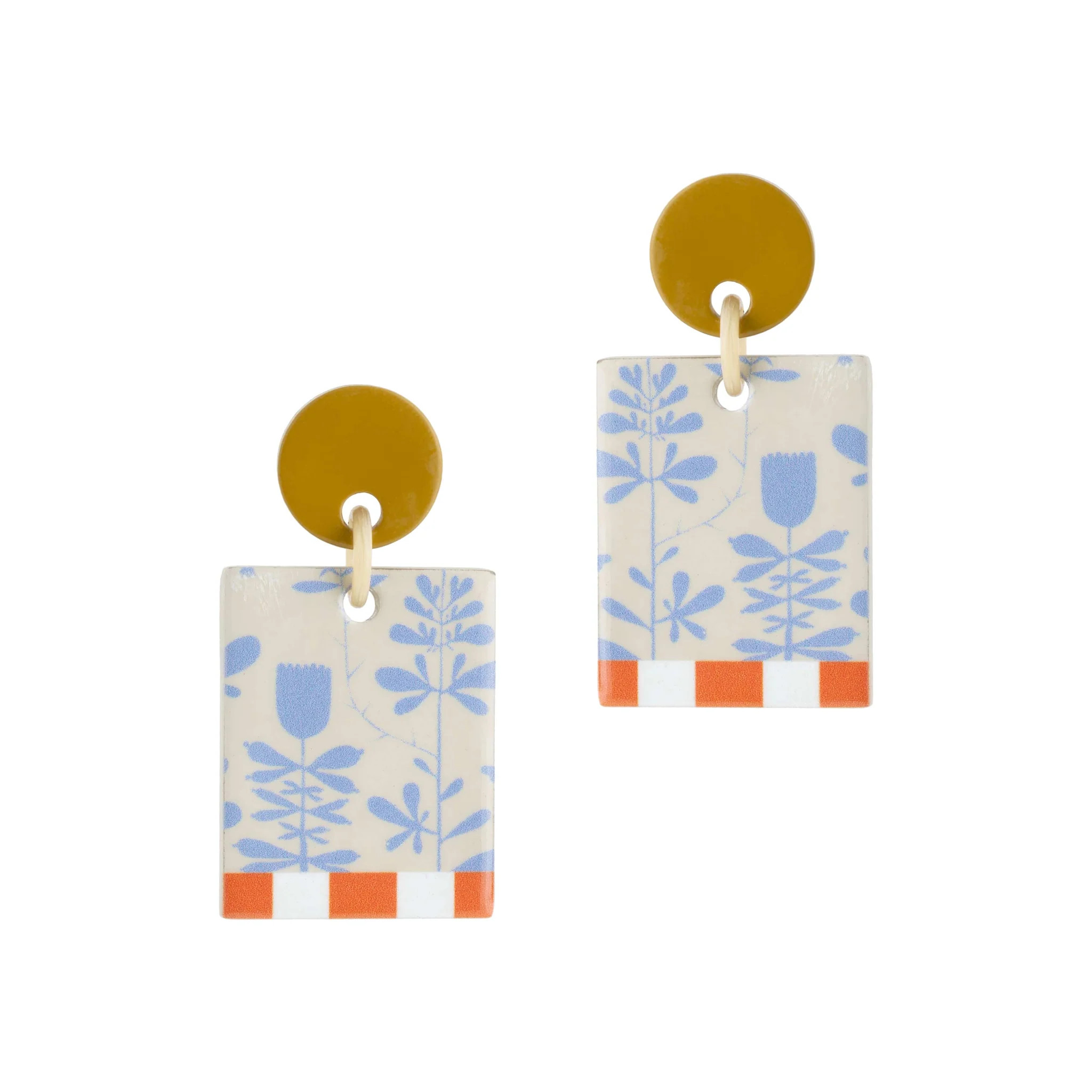 Bloom Block Earrings | Sunshine Tienda