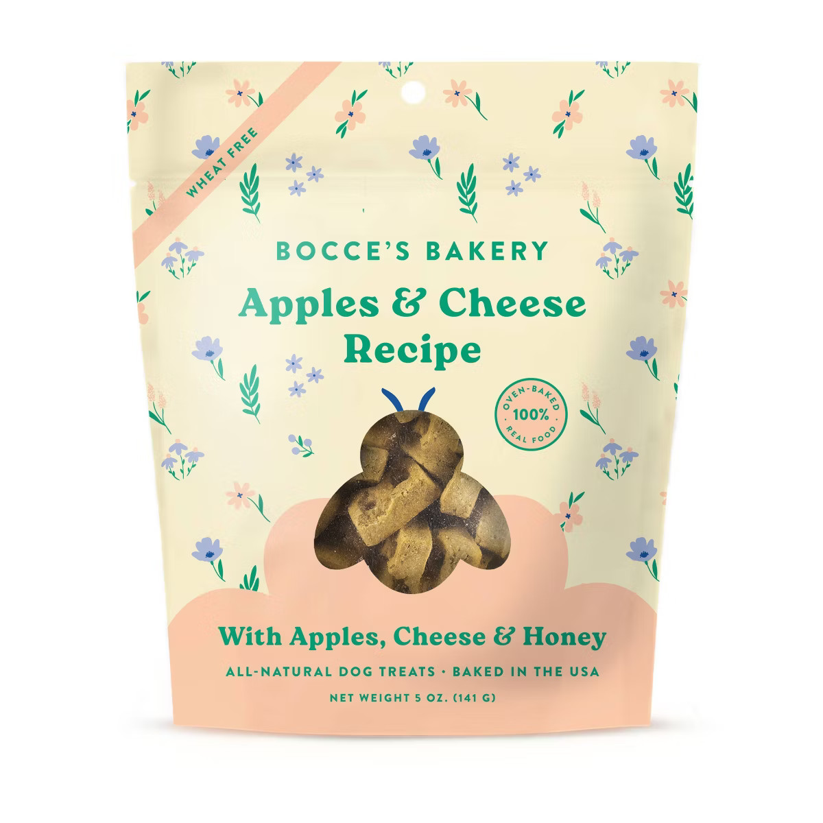Bocce's Bakery Spring Apple & Cheese Flavor Crunchy Dog Treats - 5oz | Target