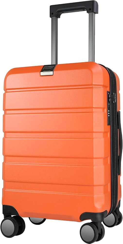 KROSER Hardside Expandable Carry On Luggage with Spinner Wheels & Built-in TSA Lock, Durable Suit... | Amazon (US)