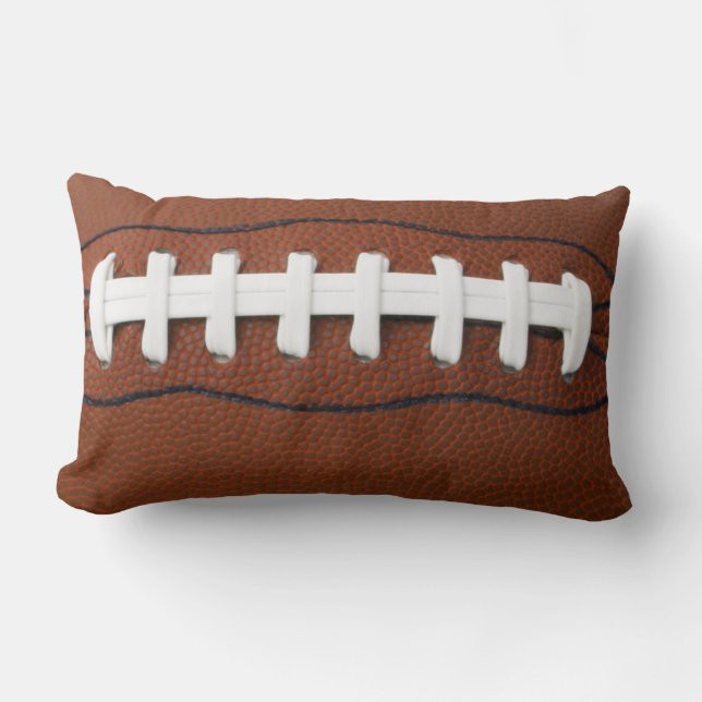 Football Lumbar Throw Pillow | Zazzle | Zazzle
