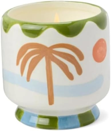 Paddywax Scented Candles Dopo Hand-Painted Ceramic Luxury Artisan Candle, 8-Ounce, Palm Tree - Lu... | Amazon (US)