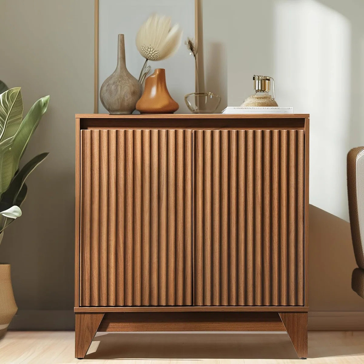 Ebern Designs Dejesus 32" Tall 2 - Door Accent Cabinet With Adjustable Shelf & Reviews | Wayfair | Wayfair North America