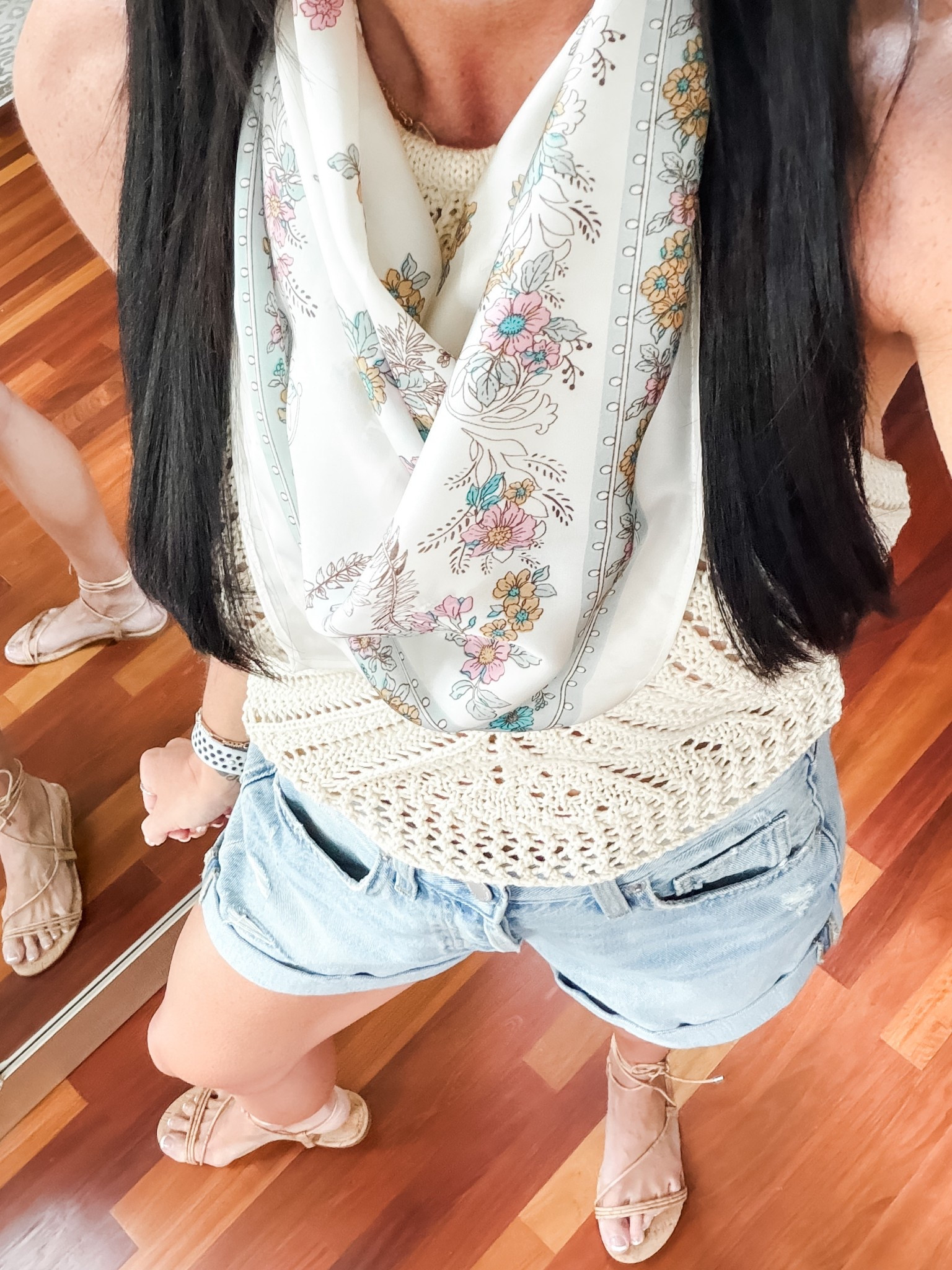 Love this scarf!
Small top
2 shorts @Target 

#LTKootd #LTKSeasonal #LTKFestival