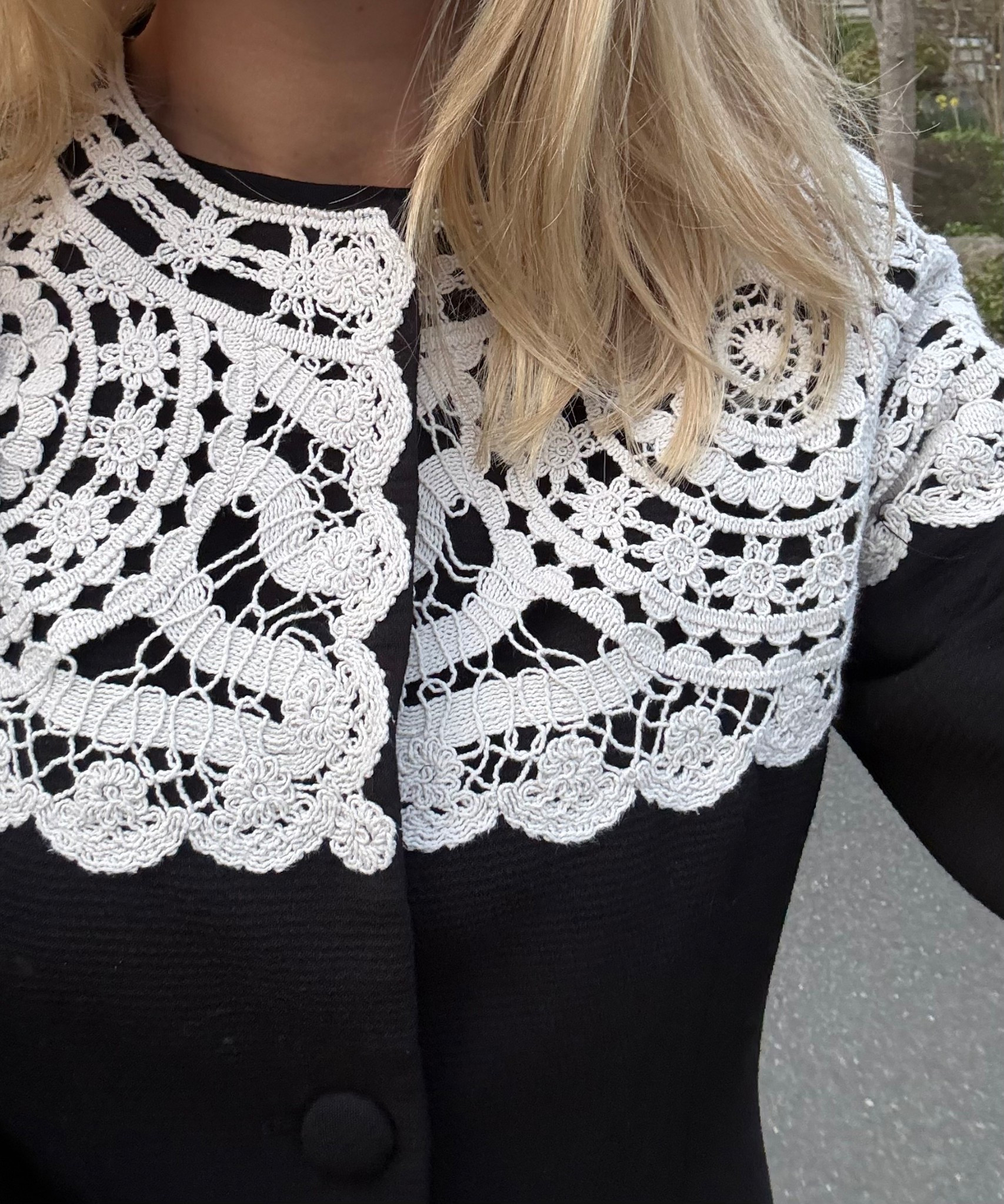 🖤

Spring style
Spring outfit
Fall style
Fall outfit
Work clothes
Office outfit
Office clothes
Office style
Black outfit
Sea New York Nara Crochet Jacket
Sea New York
Rent the runway
Crochet coat
Love coat
Lace jacket
Black coat
Black jacket
Black blazer
Cool blazer
Spring coat
Fun top
Cool work clothes

#LTKootd #LTKWorkwear