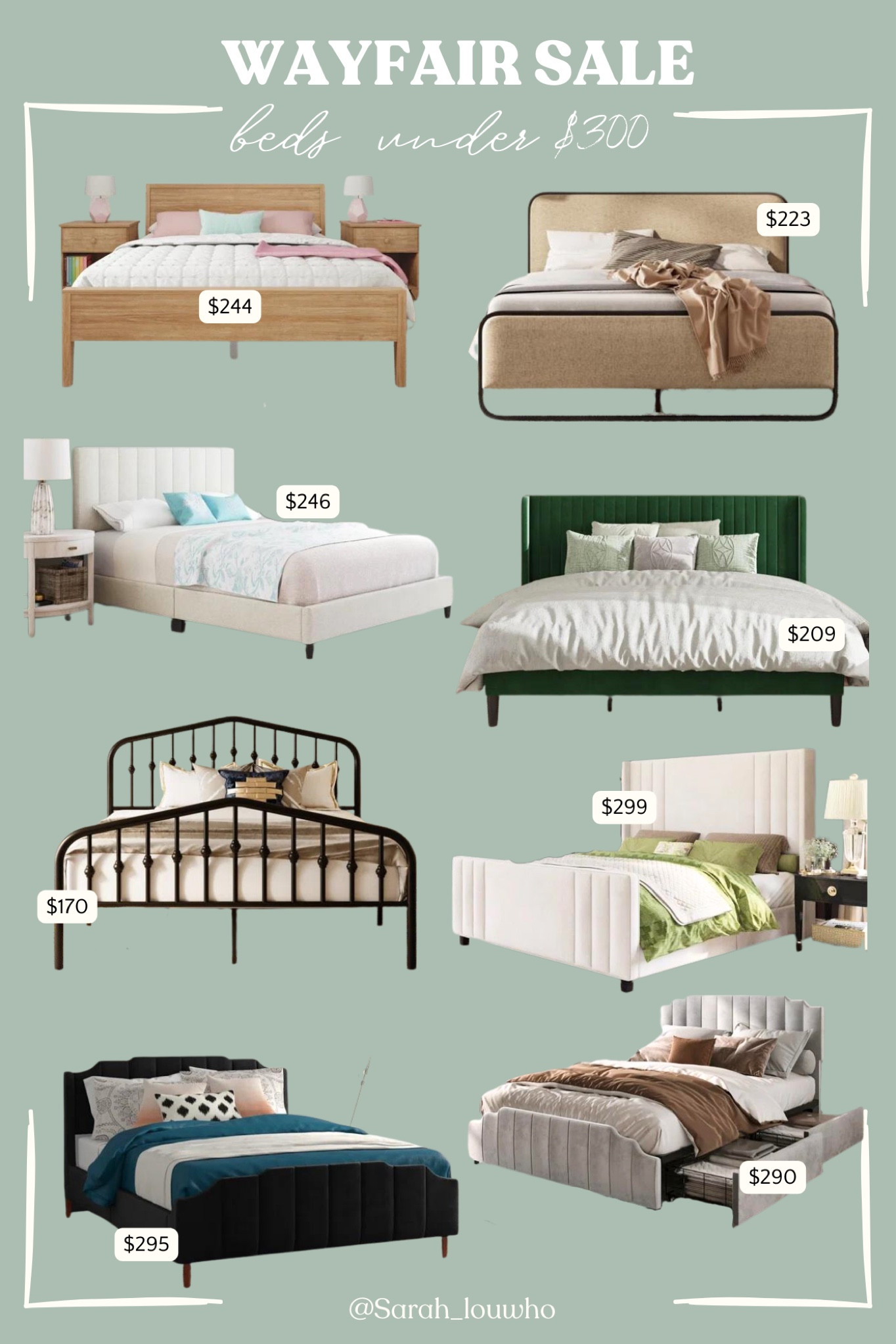 Cute beds under $300 during today’s WayDay sale!! And they’re all rated 4.5 stars and up!


#LTKsalealert #LTKSeasonal #LTKhome