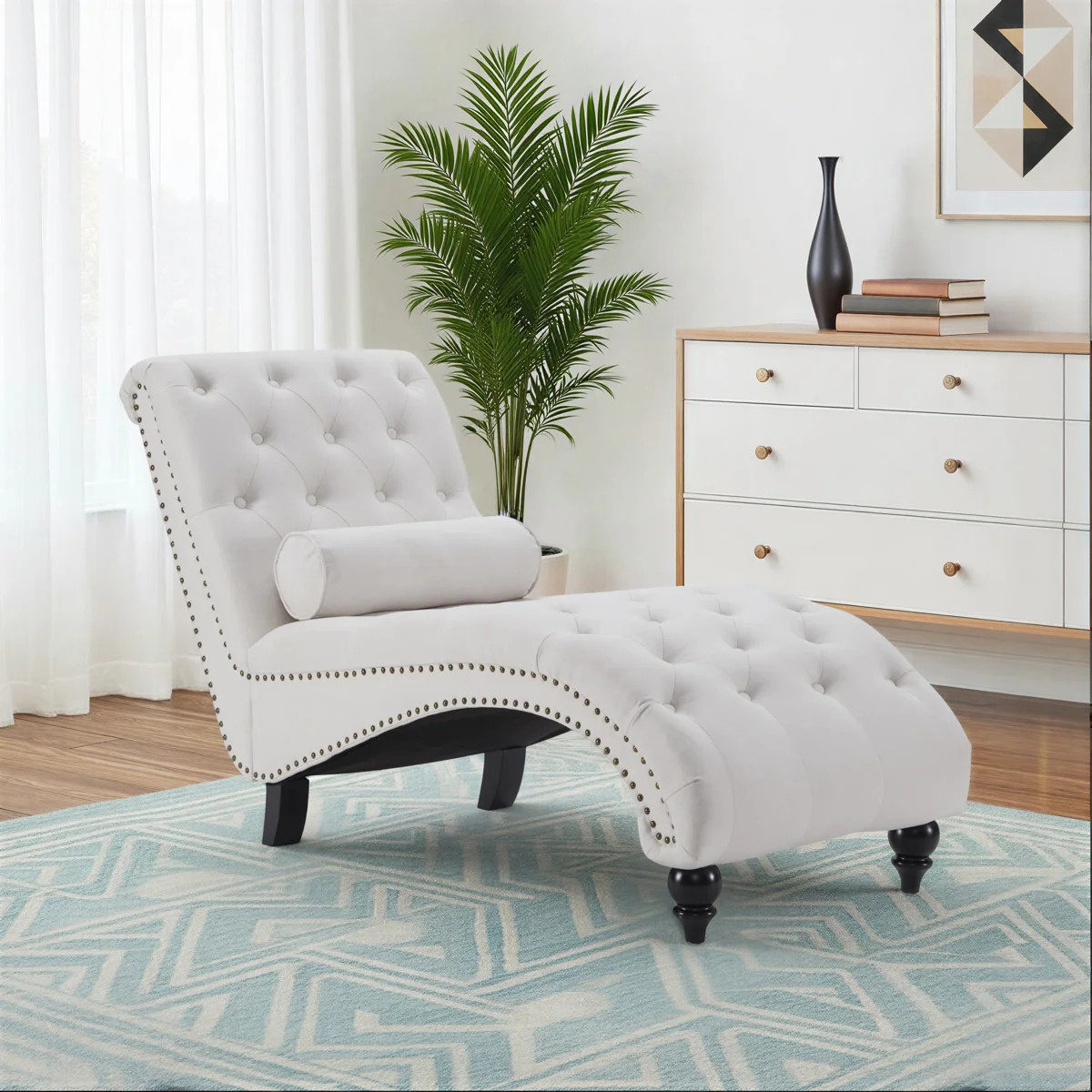 Ameerat Upholstered Chaise Lounge | Wayfair North America