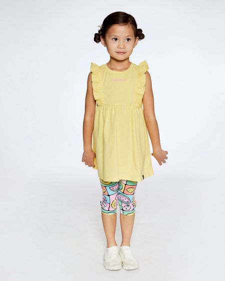 ☀️🏖️With vibrant colors and bow accents, she's sure to love to look and feel of this Organic Cotton Tunic and Capri Set Popcorn Yellow.

#LTKSeasonal #LTKkids #LTKstyletip