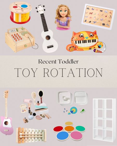 Toddler toy rotation (recently shared on social media) #toddlertoys #playroom #toyrotation #toys #music

#LTKfamily #LTKkids #LTKhome
