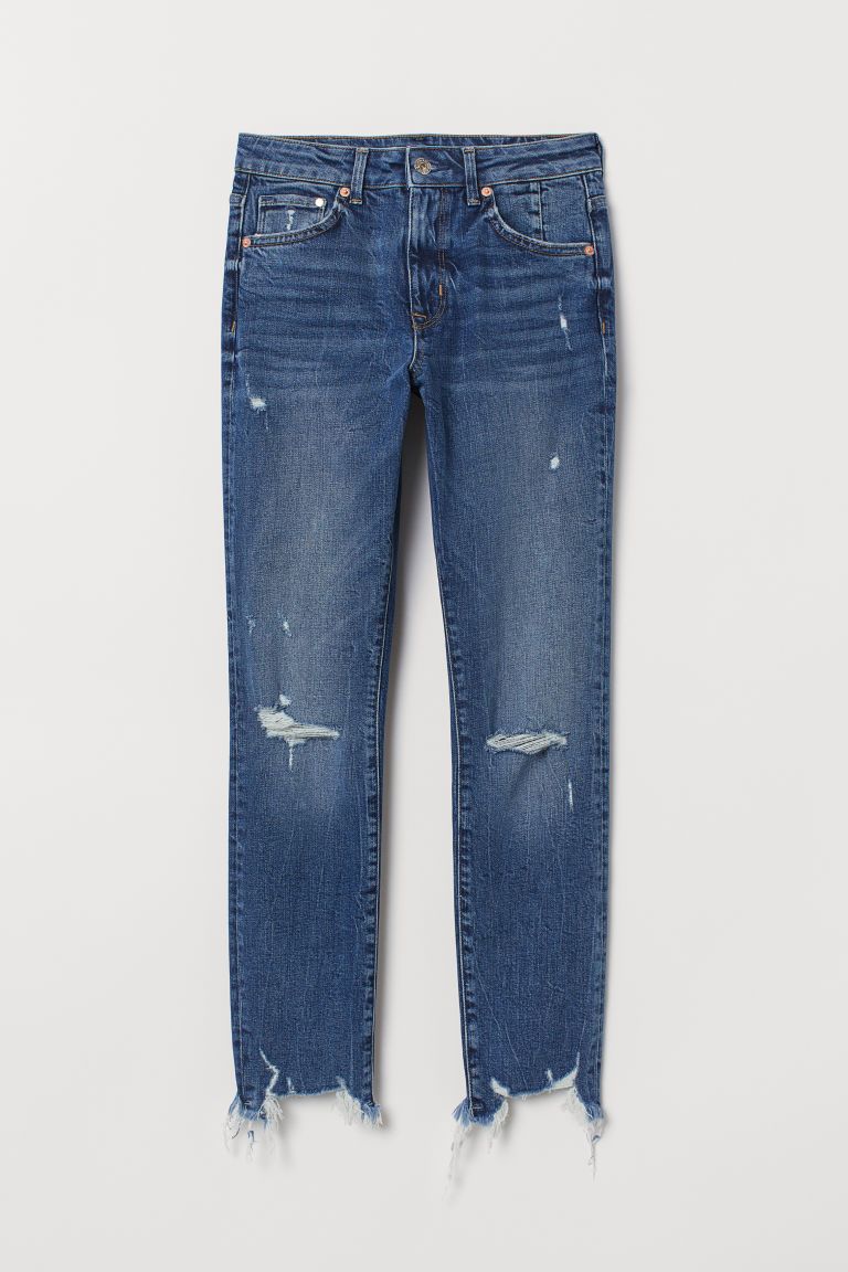 H & M - Skinny High Ankle Jeans - Blue | H&M (US + CA)