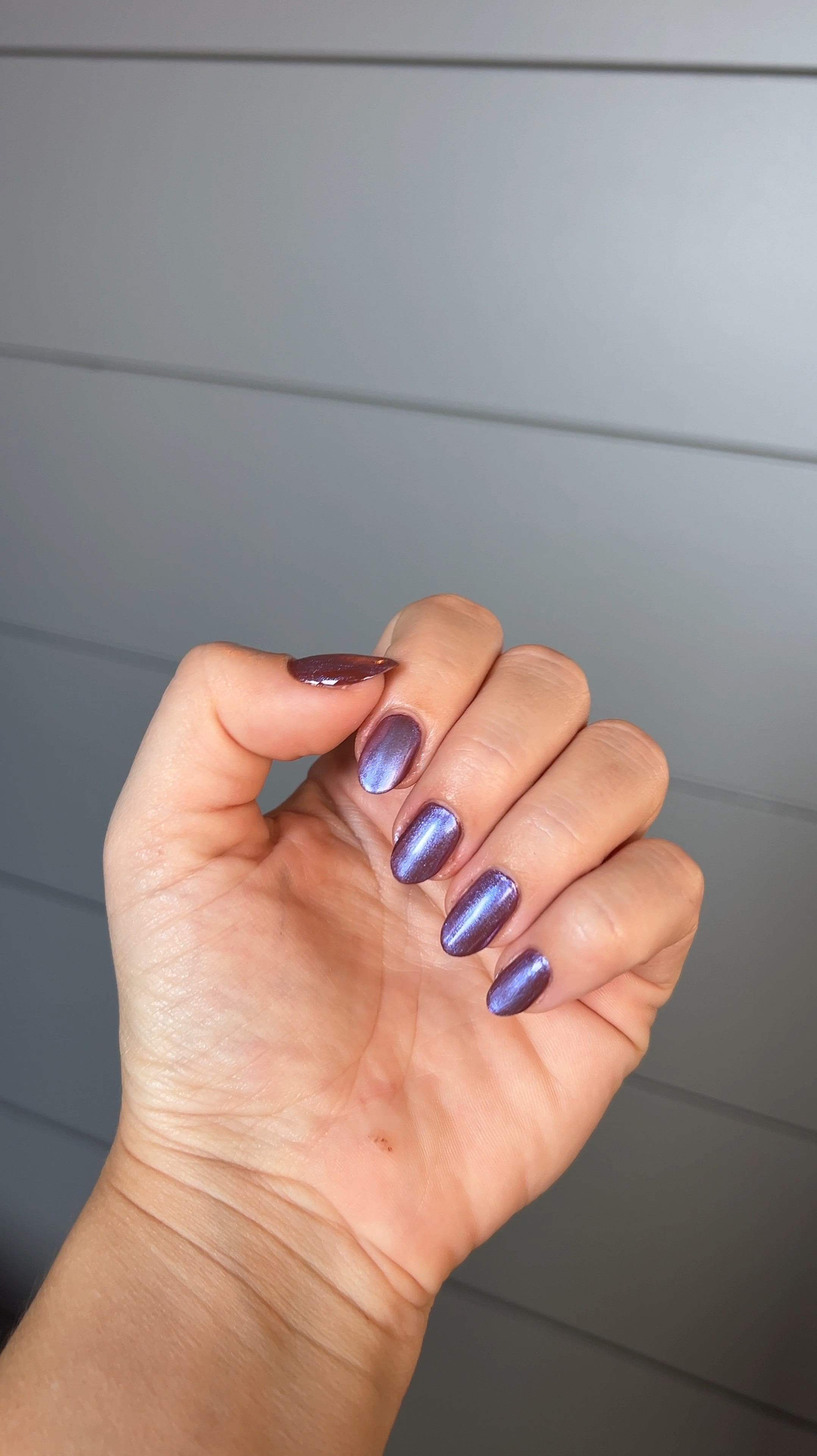 Purple chrome nails for fall 

#LTKBeauty