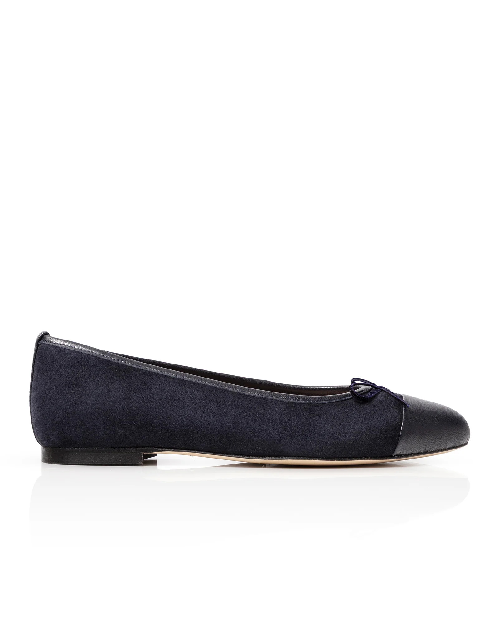 Cece Navy Suede & Leather | Emmy London