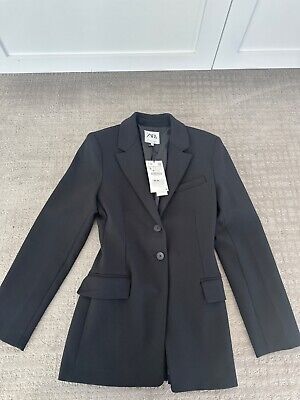 Zara womens black blazer NWT size small beautiful and timeless  | eBay | eBay US