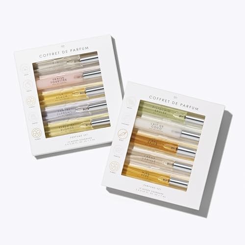 Le Monde Gourmand Coffret de Parfum Discovery Set, 10-Piece Mini Eau de Parfum Purse Spray Sampler, Gourmand, Floral & Fruity Fragrance Gift Set, 10 x 0.23 fl oz (7 ml) | Amazon (US)