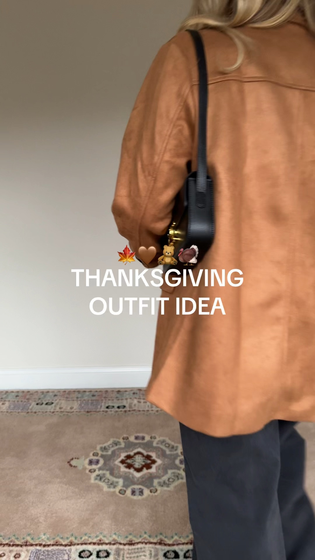 Thanksgiving Outfit idea - faux suede jacket size medium, Abercrombie jeans size 27, Amazon belt size small 