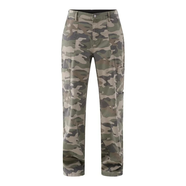 No Boundaries Wide Leg Cargo Pants, 31.5'' Inseam, Women's | Walmart (US)
