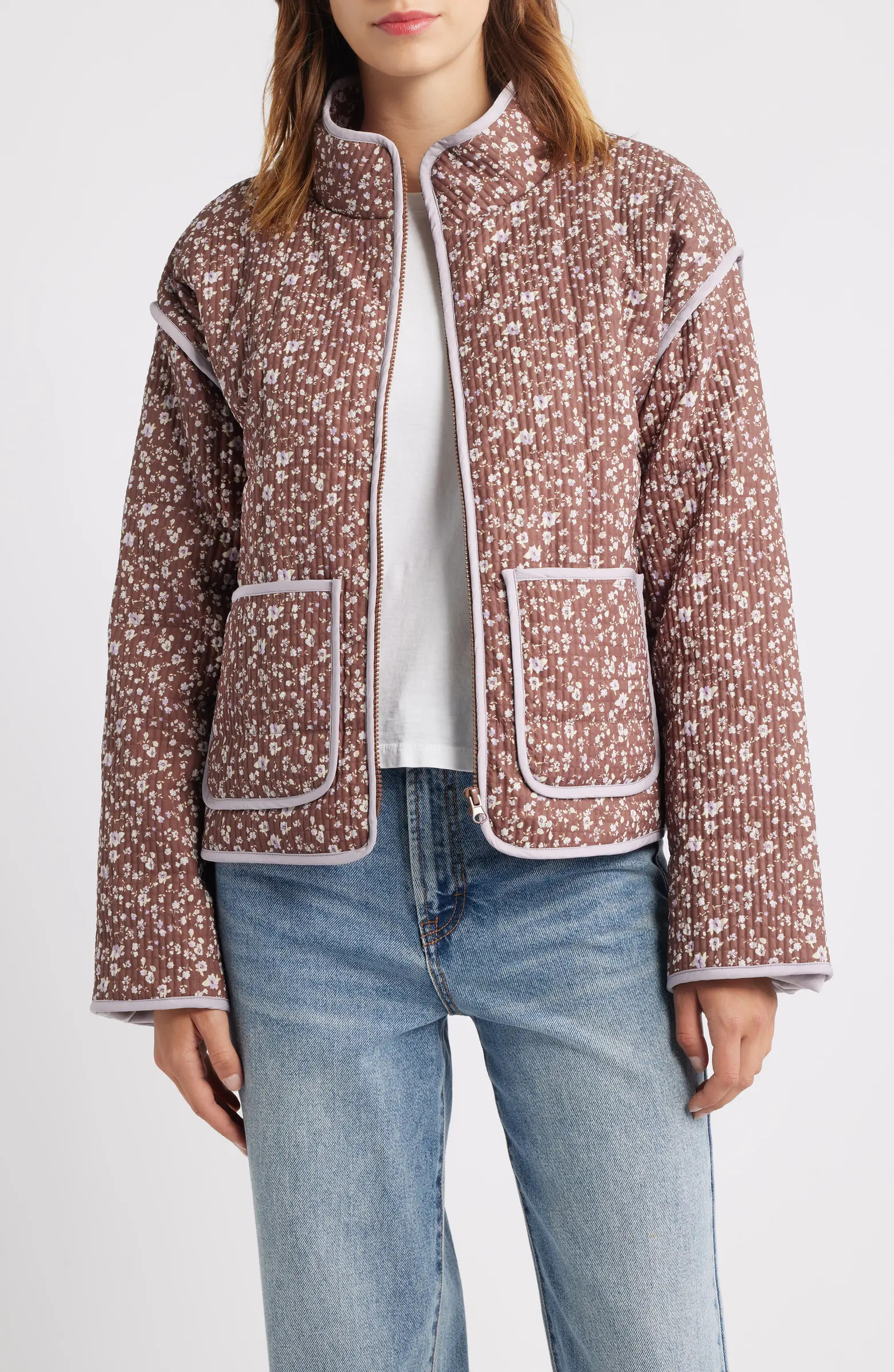 Floral Quilted Jacket | Nordstrom