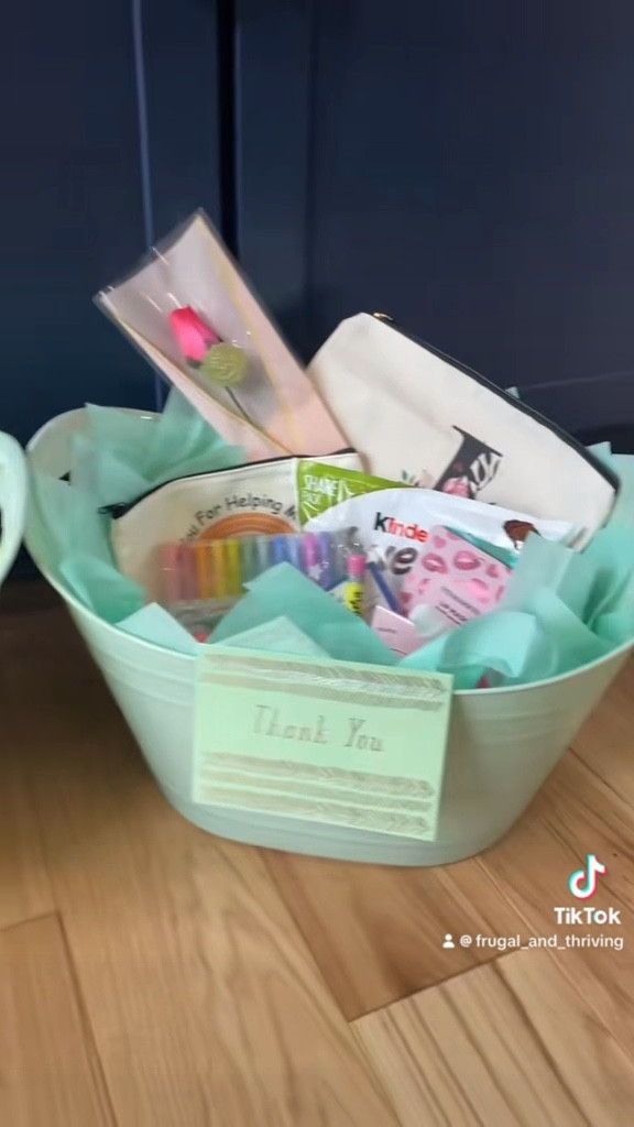 Celebrating our Teachers this week with these goodie baskets! 🧺 

#teacherapprecationweek #teacher #educators #giftideas #Itk #frugalandthriving #fandt 
#amazonfinds #targetfinds #thankyou

#LTKGiftGuide #LTKVideo
