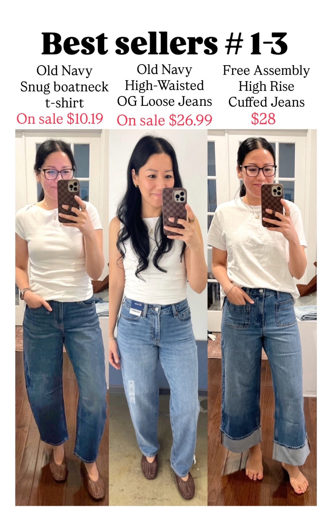 Size small top
Size 2 jeans (prefer size 4 for my longer torso)
Size 2 jeans 


#LTKSaleAlert #LTKOver40 #LTKSeasonal